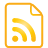 yellow, document, Basic, feed Orange icon
