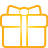 yellow, gift, Basic Orange icon