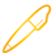 Basic, yellow, Pen Black icon