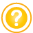 question, Basic, frame, yellow Gold icon