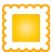 Stamp, yellow, Basic Gold icon