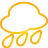 Rain, weather, Basic, yellow Orange icon