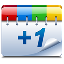 plus one, google plus, +1, Google+ LightSteelBlue icon