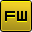 Fireworks, adobe Goldenrod icon