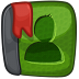 Go, contacts OliveDrab icon