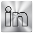 Linkedin Silver icon