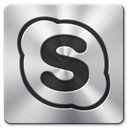 Skype Silver icon