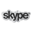 03, Skype Black icon