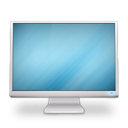 cinema, on, Display, Based SkyBlue icon