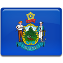 maine, flag RoyalBlue icon