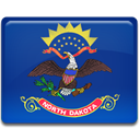 north, Dakota, flag MidnightBlue icon