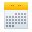 week, day, Calendar, Month WhiteSmoke icon