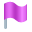 violet, flag, mark Icon