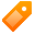 tag, Orange DarkOrange icon