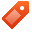 red, tag OrangeRed icon