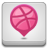 dribbble Gainsboro icon