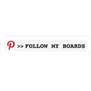 Followmyboards, pinterest WhiteSmoke icon