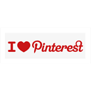 Ilovepinterest, Rectangle, pinterest WhiteSmoke icon