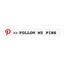 Followmypins, pinterest WhiteSmoke icon