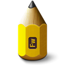 1281white0, adobe, 48, Fireworks, pencil, nazi Black icon