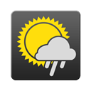 Android, weather, base DarkSlateGray icon