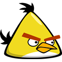 yellow bird, Angry birds Gold icon