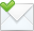 base, mail, verified AliceBlue icon