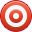 Target, base Firebrick icon