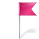 Color, Dock, pink, Me, right, Map, base, marker, flag Black icon