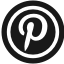 pinterest Black icon