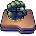 hulk, Desktop, ui, metaphor!!, Antiquated, smash DimGray icon