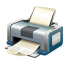 printing, hardware, paper, printer, Print, fatcow, base Black icon