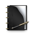 notepad Black icon