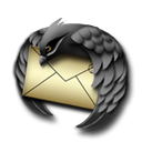 mozilla, Thunderbird Black icon