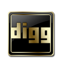 Digg Black icon