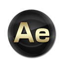 Aftereffects Black icon