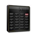 calculator Black icon