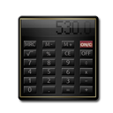 Calculater Black icon