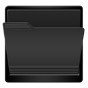 open, Folder DarkSlateGray icon