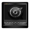 player, quicktime Black icon