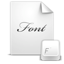 Font, document Gainsboro icon