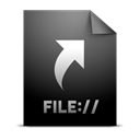 File, location Black icon
