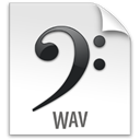 Wav, z, File WhiteSmoke icon