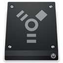 Firewire, drive DarkSlateGray icon