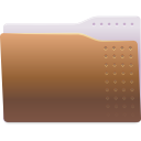 Folder, Brown Sienna icon
