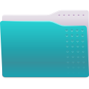 Folder, Cyan LightSeaGreen icon