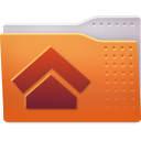 Home, Folder Chocolate icon