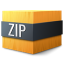 Zip Black icon