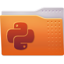 Folder, Python Chocolate icon