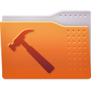 Folder, Development Chocolate icon